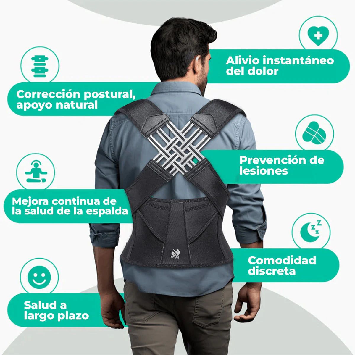 Corrector De Postura Ortopedico Lumbar