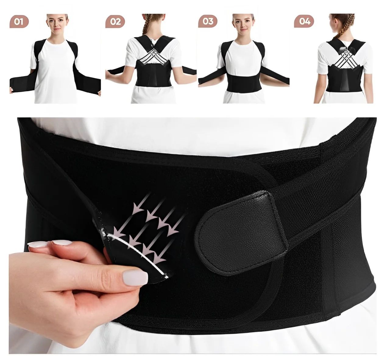 Corrector De Postura Ortopedico Lumbar